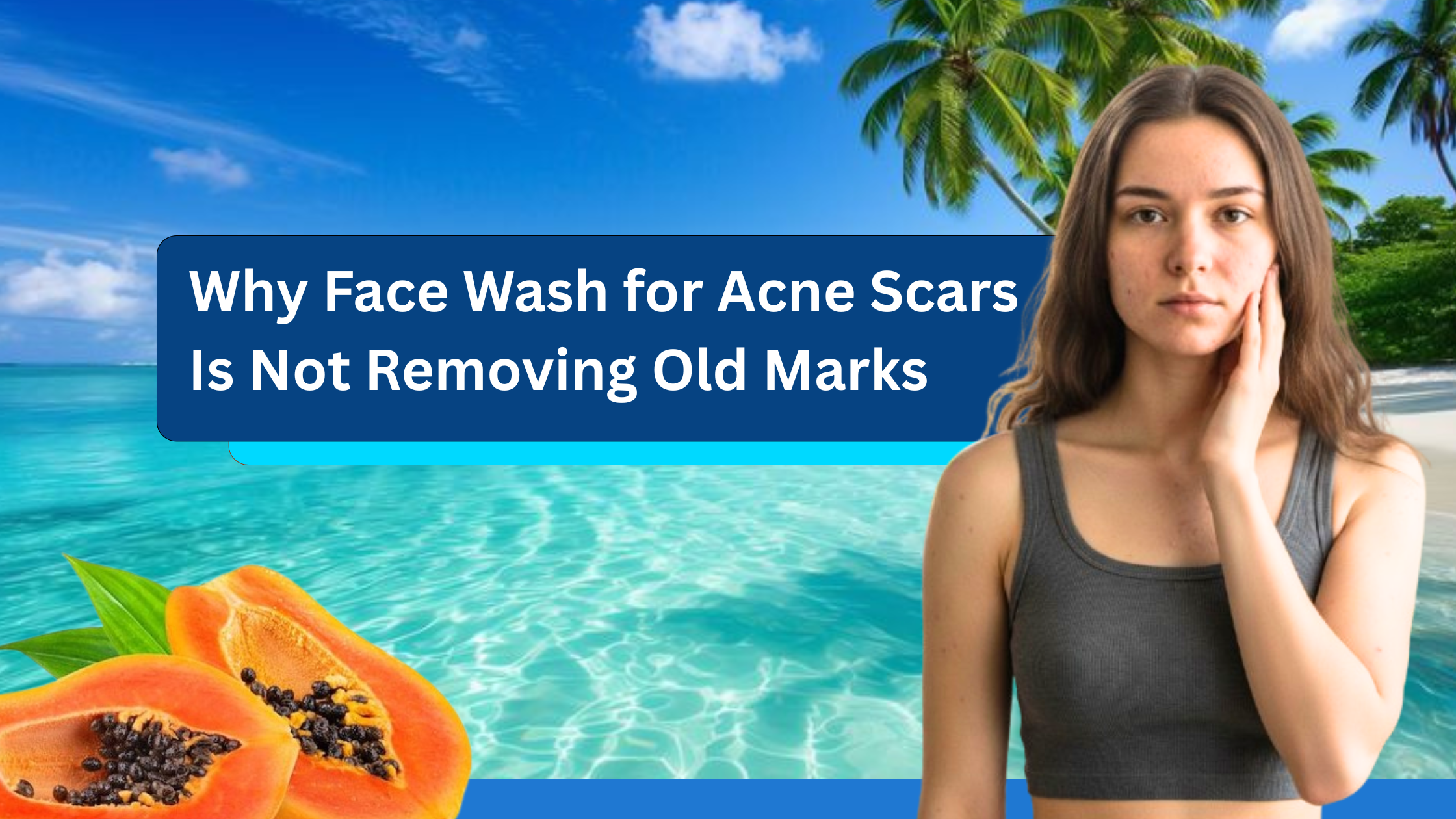 face wash for acne scars