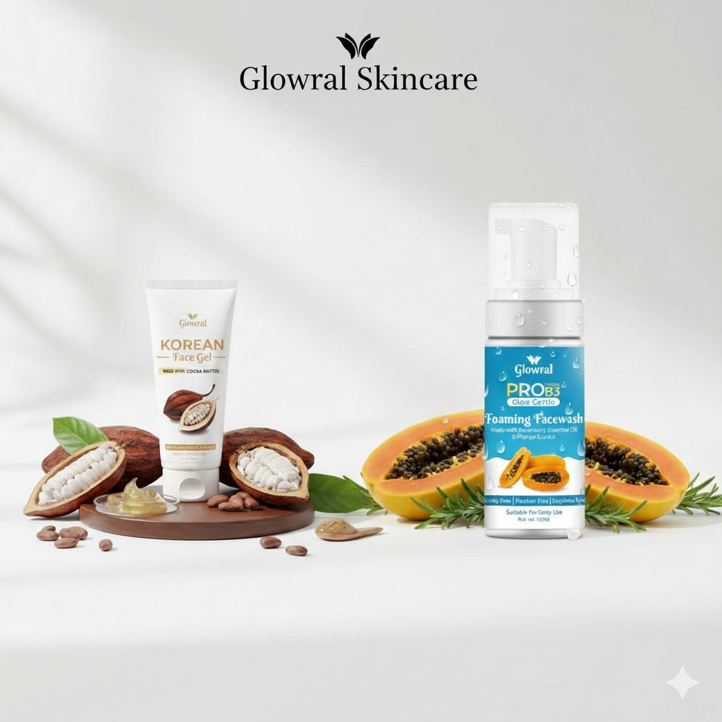 Daily Glow Combo with Salicylic Foaming Facewash and Korean Gel