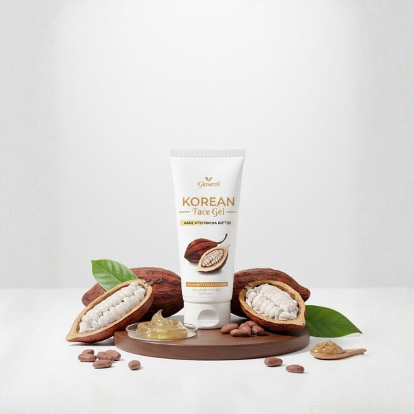 Glowral Korean Face Gel with cocoa butter